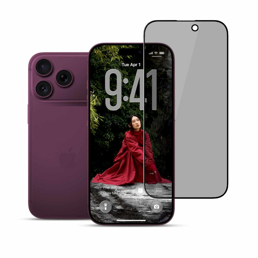 22 Cases | Privacy Glass Screen Protector iPhone 18 Pro with 2.5D Curved Edge | 22PRIIPH18PRO