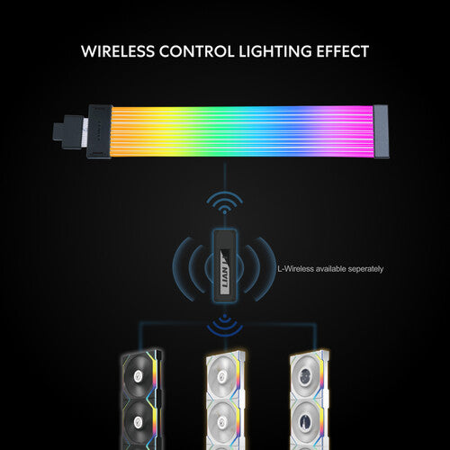 Lian-Li | Strimer Wireless 16-12 12V-2x6 Pin ARGB Cable | PW16-121W