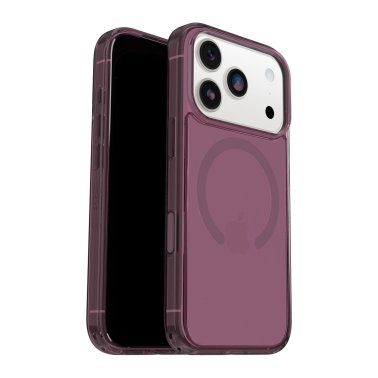OtterBox | Symmetry Clear w/MagSafe iPhone 17 Pro + Camera Control Case - Purple Mystery | 77-98846