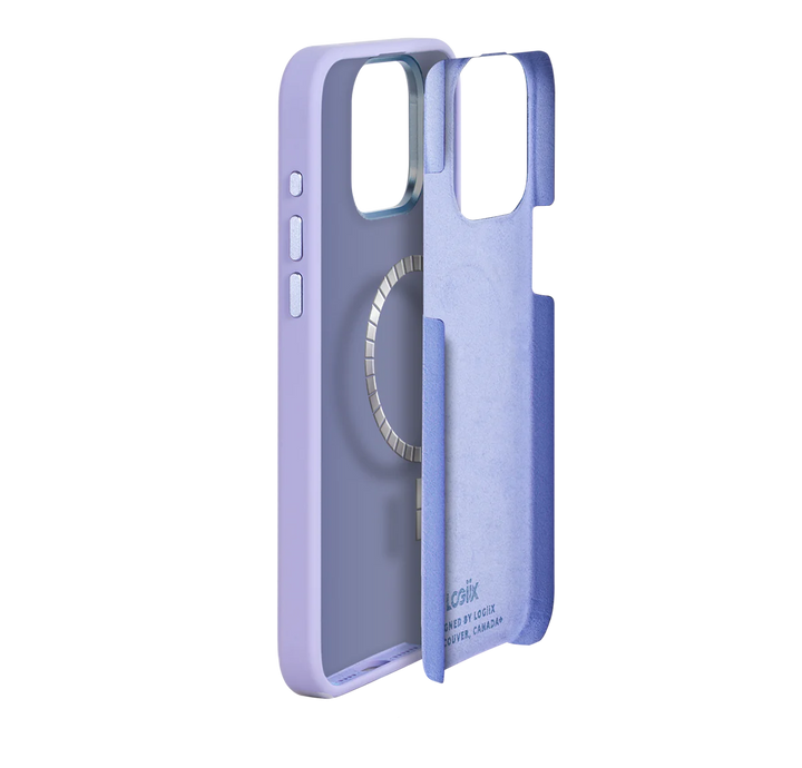 LOGiiX | Vibrance Silicone Case for iPhone 16 - Lavender | LGX-13815