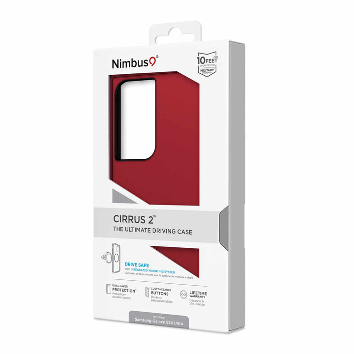 //// Nimbus9 | Cirrus 2 Case Samsung Galaxy S24 Ultra - Crimson | 120-7981