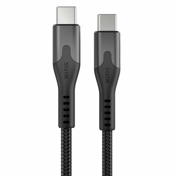 Blu Element | SelfCoil Magnetic Cable USB-C to USB-C 3.3ft 100W - Black | BEMGC2C3FTB