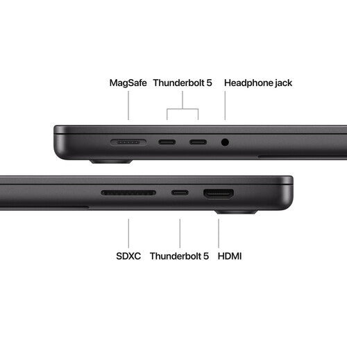 Apple | MacBook Pro 16.2" (Fall 2024) - Space Black (Apple M4 Pro / 24GB RAM / 512GB SSD) - English | MX2X3LL/A
