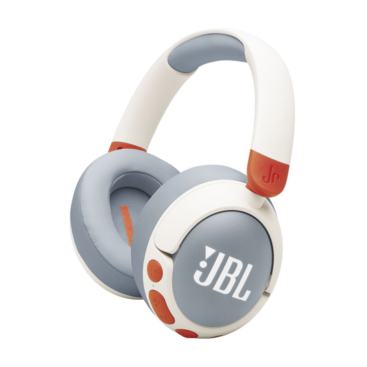 JBL | Junior 470 NC Wireless Over-Ear Bluetooth - White | JBLJR470NCWHTAM