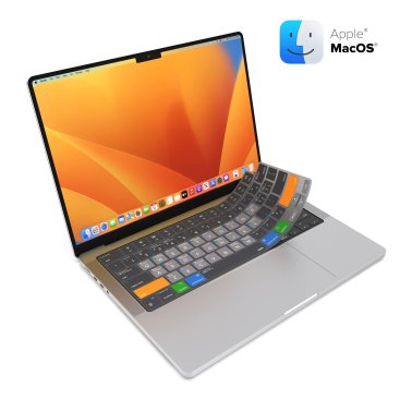 JCPal | VerSkin MacOS Shortcuts Keyboard Protector MacBook Pro 14 (2021), MacBook Pro 16 (2021) | 15-14177