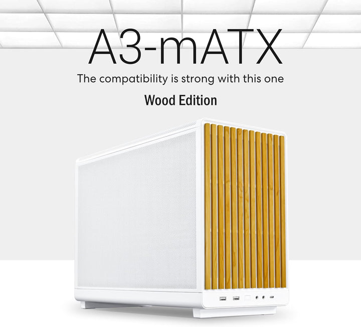 Lian-Li | CS Mini Tower 2x2.5 SSD M-ATX ITX - White Retail | A3W-MATX-WD WHITE