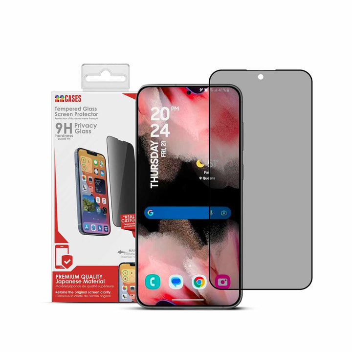 /// 22 Cases | Privacy Tempered Glass Screen Protector Samsung Galaxy S24 | 118-2697