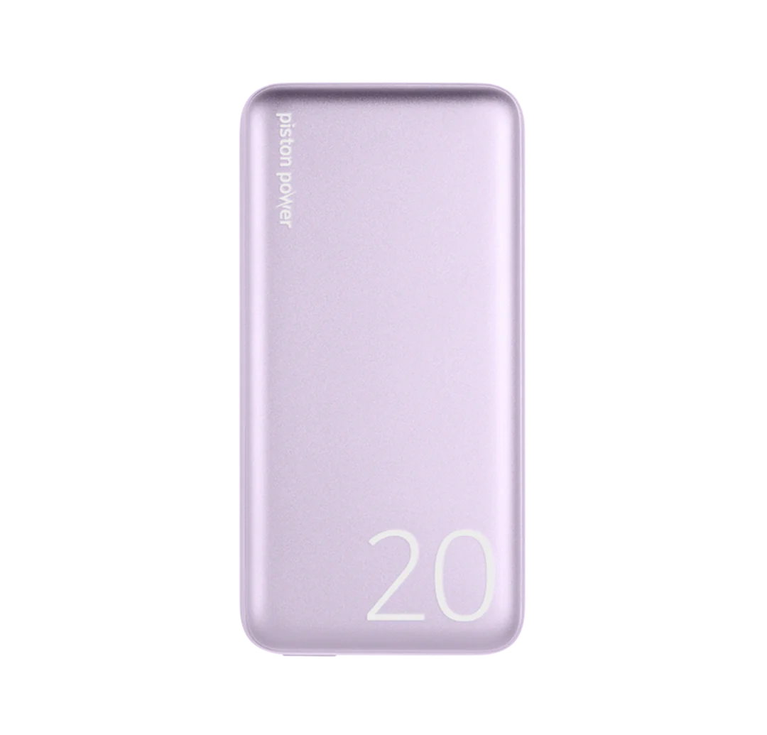 LOGiiX | Piston Power 20000 mAh Aluminum Power Bank - Lavender | LGX-13675