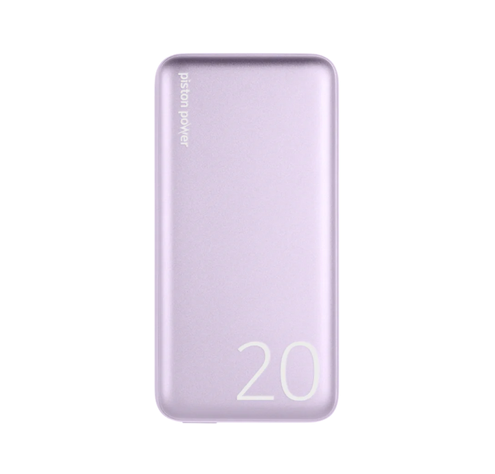 LOGiiX | Piston Power 20000 mAh Aluminum Power Bank - Lavender | LGX-13675