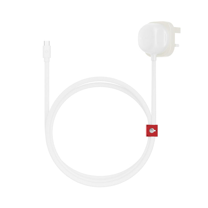 Twelve | Power Cord Wall Adapter with Built-In Cable 4FT US - White/Dune | TS-2547