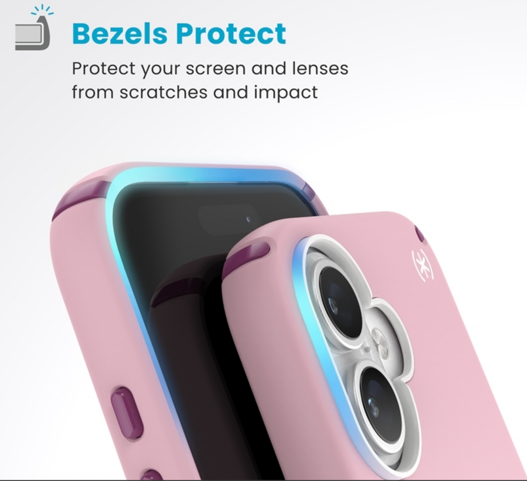 Speck | Presidio2 Pro MagSafe with ClickLock Apple iPhone 16 - Wednesday Pink | 150688-3250