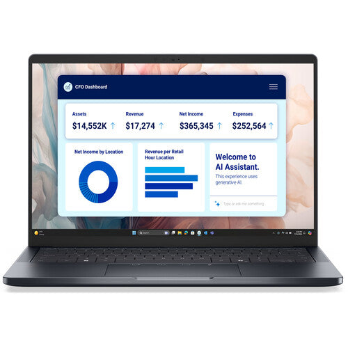 Dell | Pro Premium Laptop 14" NT FHD+ Ultra 7 266V 48T 16GB DDR5 512GB W11 Pro 3YR Onsite CoPilot+ PC