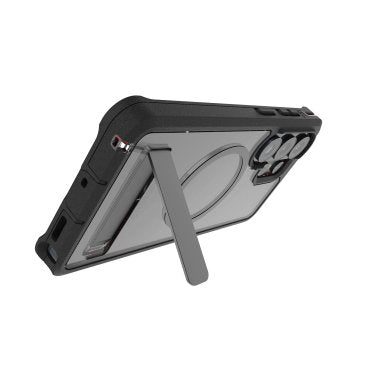 ZAGG | Graphene Rainier Snap Kickstand Case Samsung Galaxy S26 Ultra - Smoke Black | 0702321392