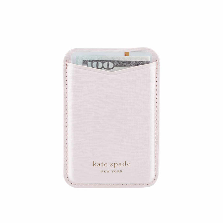 Kate Spade NY | Magnetic Wallet Compatible w/MagSafe - Pale Dogwood (Pink) | 123-0492