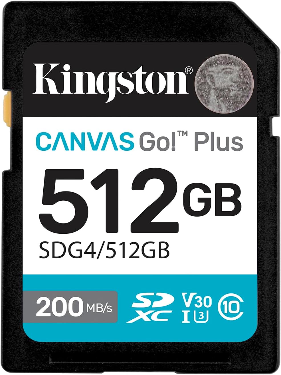 Kingston | SD Memory Card Flash Memory Capacity: 512 GB SDXC | SDG4/512GB