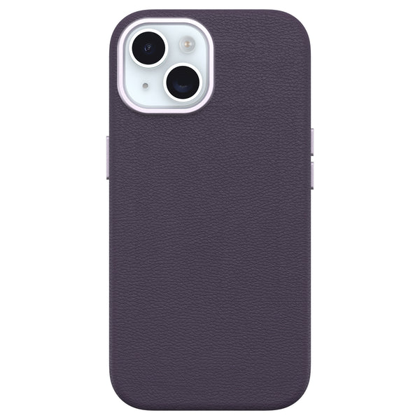 Otterbox | Symmetry Protective Cactus Leather Case for iPhone 15 - Plum Luxe |120-8191