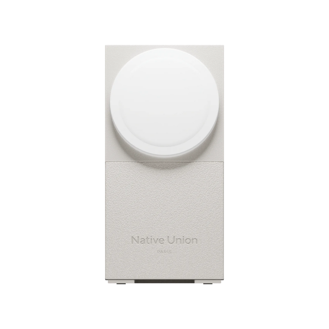 Native Union | Rise 2-in-1 Magnetic Wireless Charger - Sandstone | RS-2IN1-SAN PROMO ENDS AUG 30