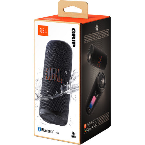 JBL | Grip Waterproof Bluetooth Wireless Speaker - Black | JBLGRIPBLKAM