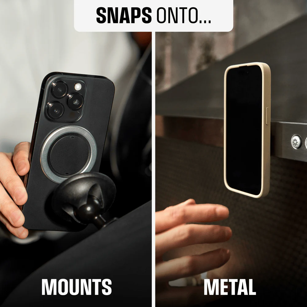 ohsnap! | Snap Grip Stand - Boring Black | PH-STN-BLK-CA1