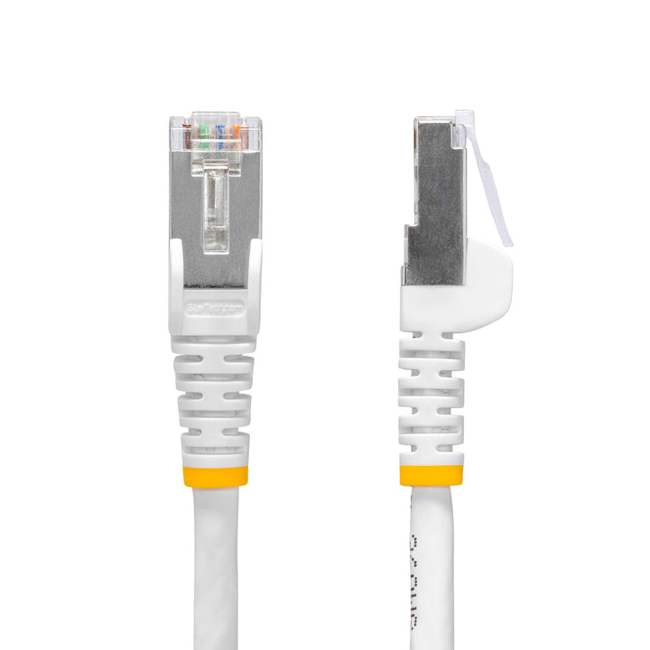 Startech | CAT8 Shielded Patch Cable 15FT - White | NLWH-15F-CAT8-PATCH