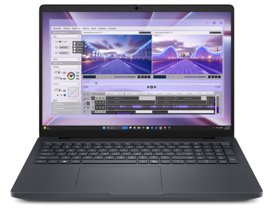 Dell | 16 Pro Max Workstation Laptop 16" QHD+ LCD Ultra 7 265H 64GB DDR5 512GB NVIDIA RTX PRO 2000 Blackwell 8GB GDDR7 W11 Pro 3YR Prosupprt
