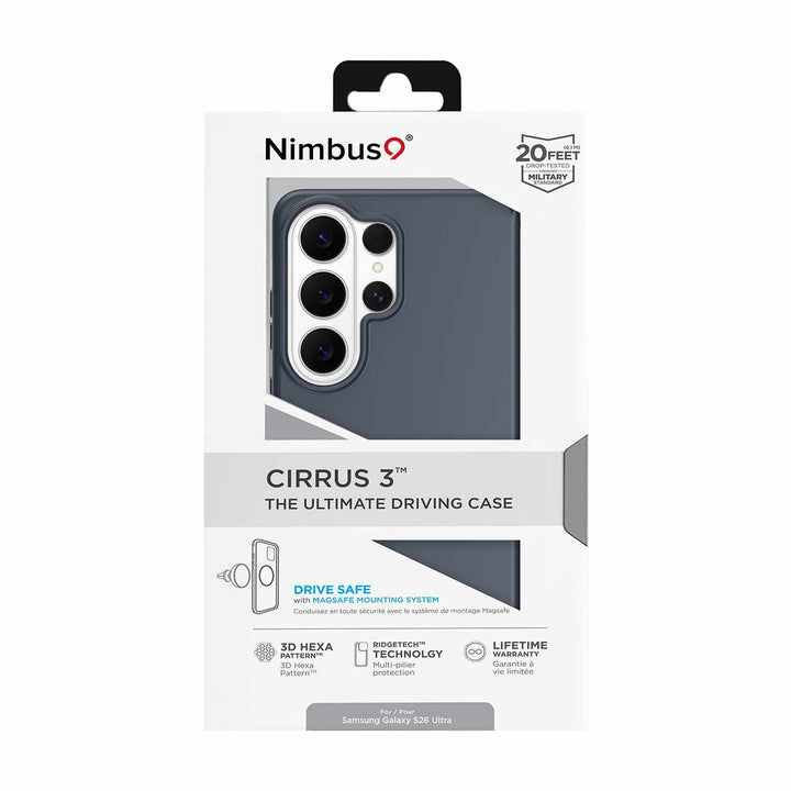 Nimbus9 | Cirrus 3 Case w/Magnets for Samsung Galaxy S26 Ultra - Steel Blue | N9C3MSSAMGS26USBL