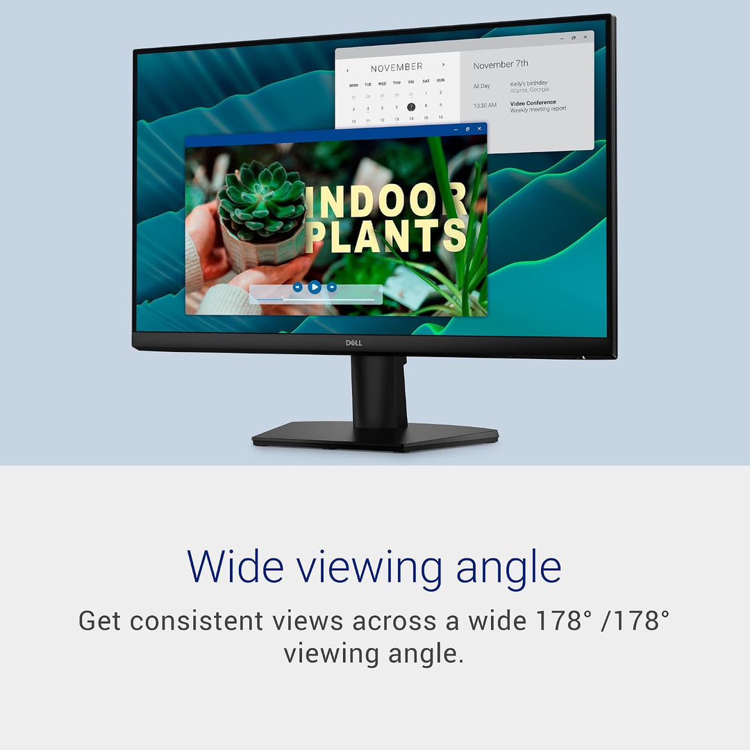 Dell | Monitor 24" 23.8" FHD (1920 x 1080) 144Hz 1ms AMD FreeSync, TÜV 3-Star 2X HDMI | SE2426H
