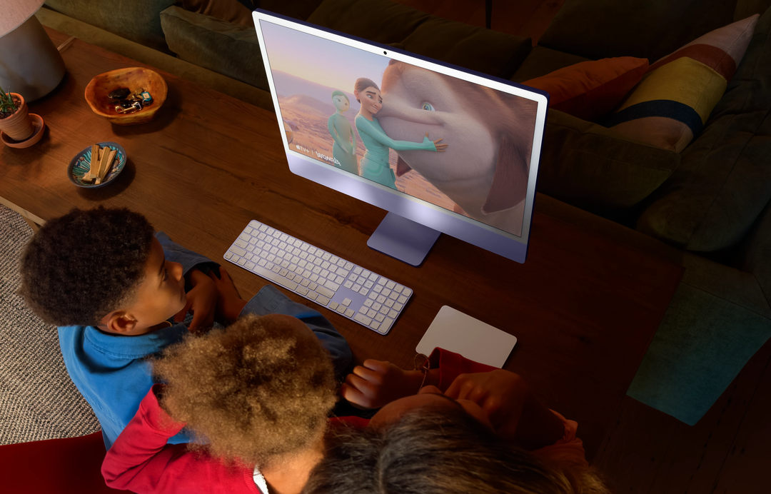 Apple | CTO 24" iMac with Retina 4.5K display and Built-in VESA Mount Adapter Apple M4 chip with 8-core CPU - Purple | Z1EF