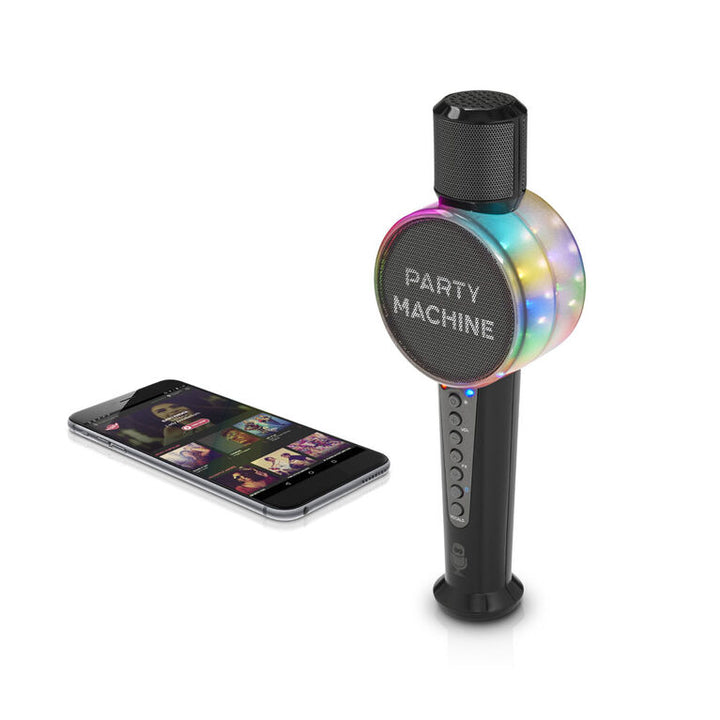 Singing Machine | Party Machine Mic - Black | SMM548C