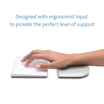 Kensington | ErgoSoft Wrist Rest for Slim Mouse/Trackpad - Grey | K50436WW