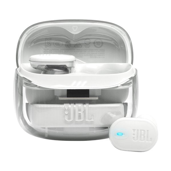 JBL | Tune Buds 2 True Wireless In Ear Noise Cancelling Bluetooth Headphones - Ghost White | JBLTBUDS2GWHTAM