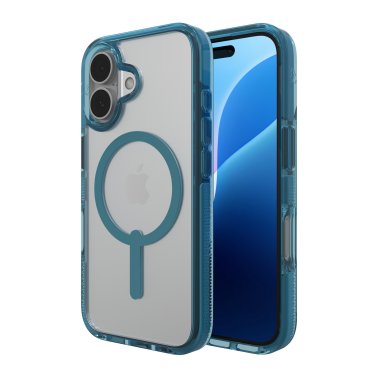 ZAGG | Santa Cruz Graphene Snap Case iPhone 16 - Retro Blue | 15-13383