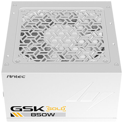 Antec | Full Modular 80 Plus Gold Power Supply GSK ATX3.1 850W - White | GSK850 WHITE US