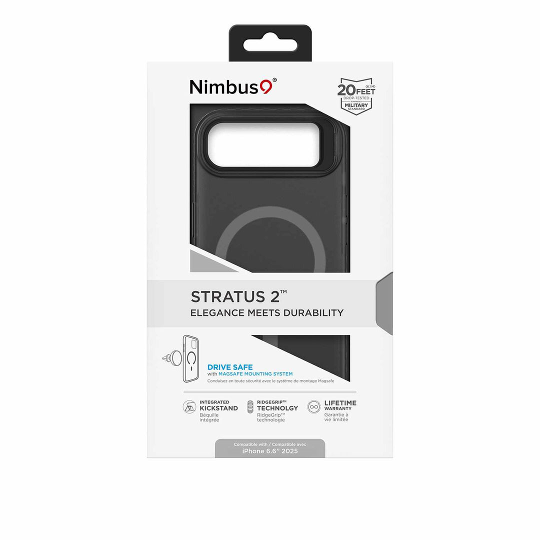 Nimbus9 | Stratus 3 MagSafe Case iPhone 17 Air - Smoke | N9S3MSIPH17ASM