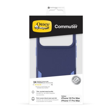 Otterbox | Commuter MagSafe + iPhone 18 Pro Max/17 Pro Max  Camera Control Case - Witherwill Blue | 77-000921