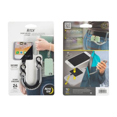 Nite Ize | Hitch Phone Anchor and Tether - Black | HPAT-01-R7