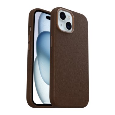 Otterbox | Symmetry Cactus Leather w/MagSafe case  iPhone 15 / 14 / 13 - Brown (Rich Adobe) | 15-12632