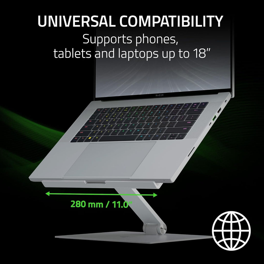 Razer | Adjustable Laptop Stand - Mercury | RC21-02330200-R3U1