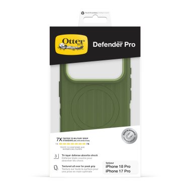 Otterbox | Defender Pro MagSafe iPhone 18 Pro/17 Pro + Camera Control Case - Halfwise Green | 77-000951