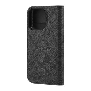 Coach | Folio Signature C Case iPhone 16 Pro - Charcoal | 15-13366