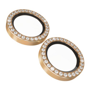 Kate Spade | Aluminum Ring iPhone 17 Lens Protectors - Set In Stone Gold | KS057392