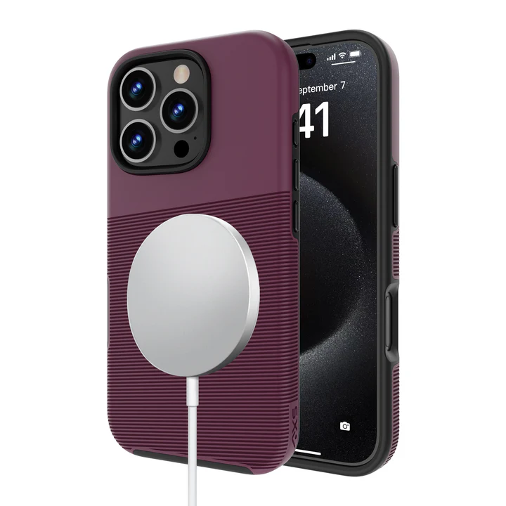 AXS | PROTech Plus Magsafe Compatible Apple iPhone 16 Pro - Sangria | IPPTPM3222