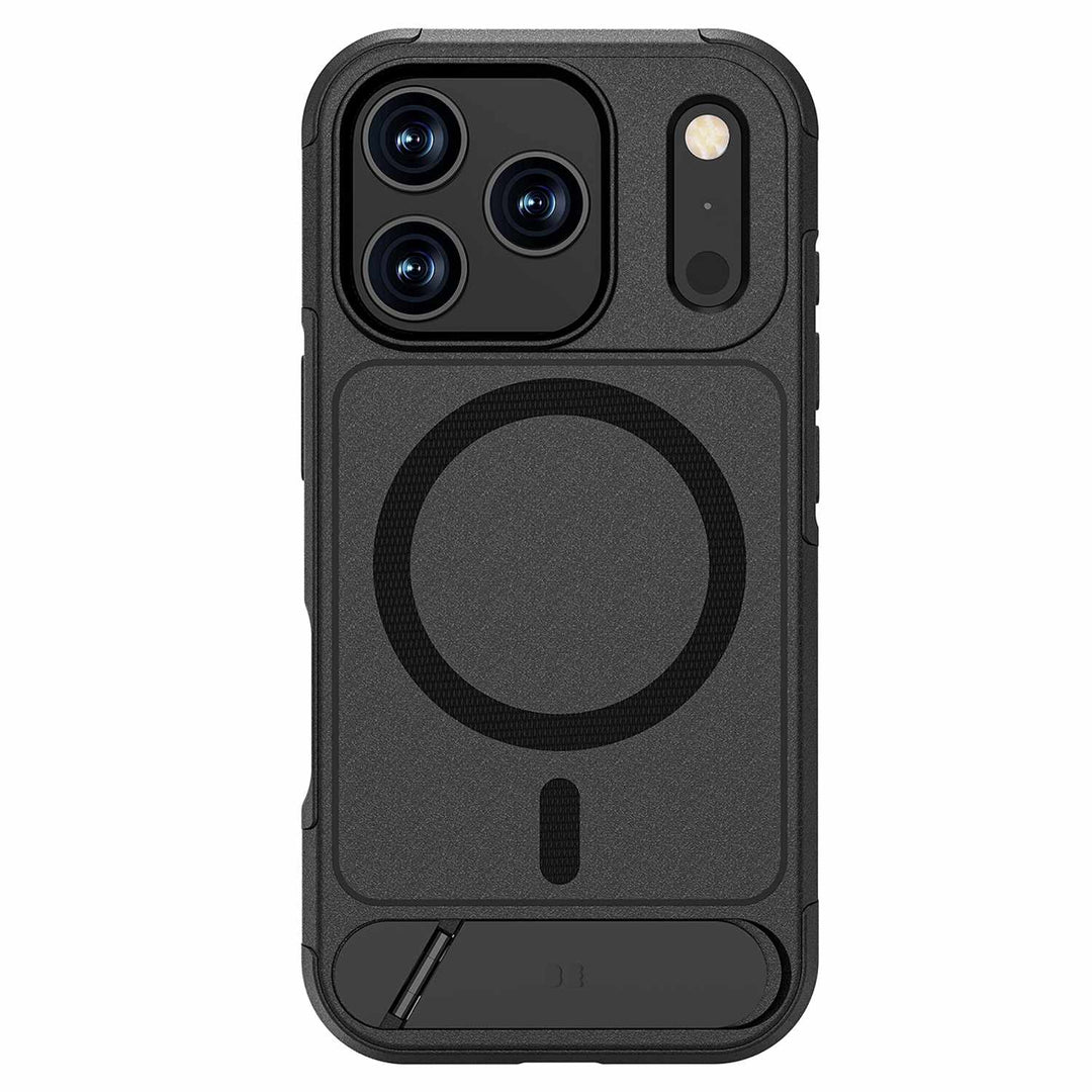 Blu Element | Armour Rugged Ultra MagSafe w/Kickstand Case iPhone 17 Pro - Black | BEARLK175