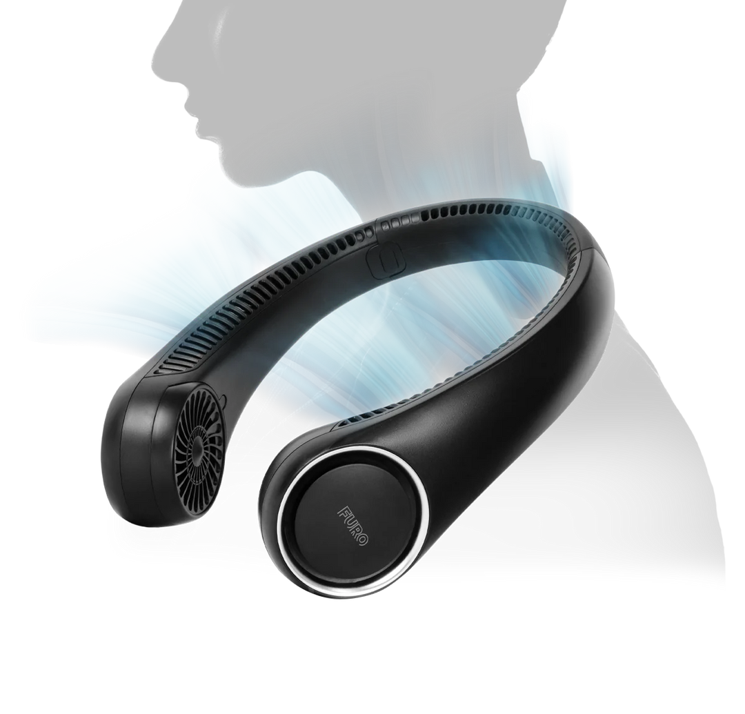 Furo | Neck Fan - Black | FT8384