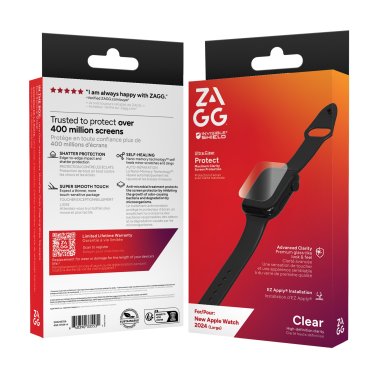 ZAGG | InvisibleShield Ultra Screen Protector Apple Watch 46mm - Clear | 15-13722