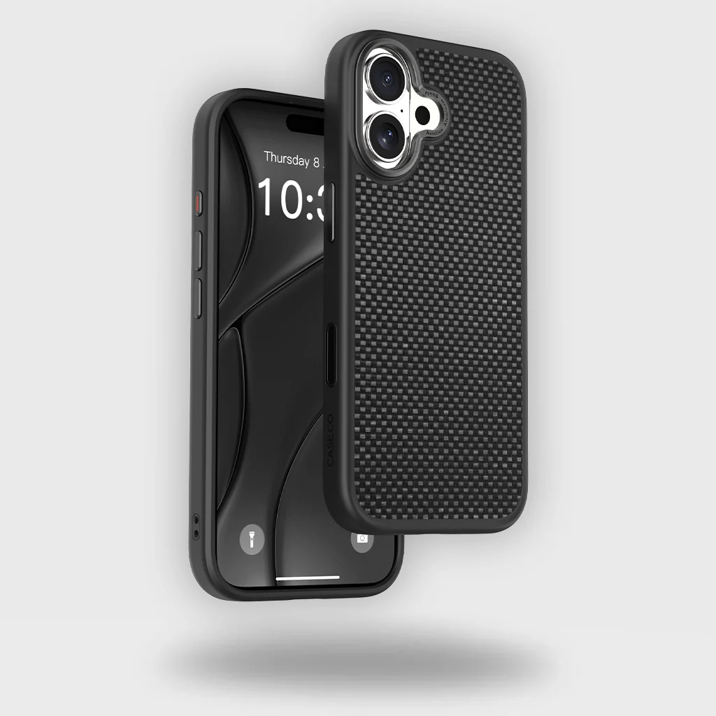 Caseco | Aramid Fiber Weave Pattern iPhone 17 - Black | C28E5-51
