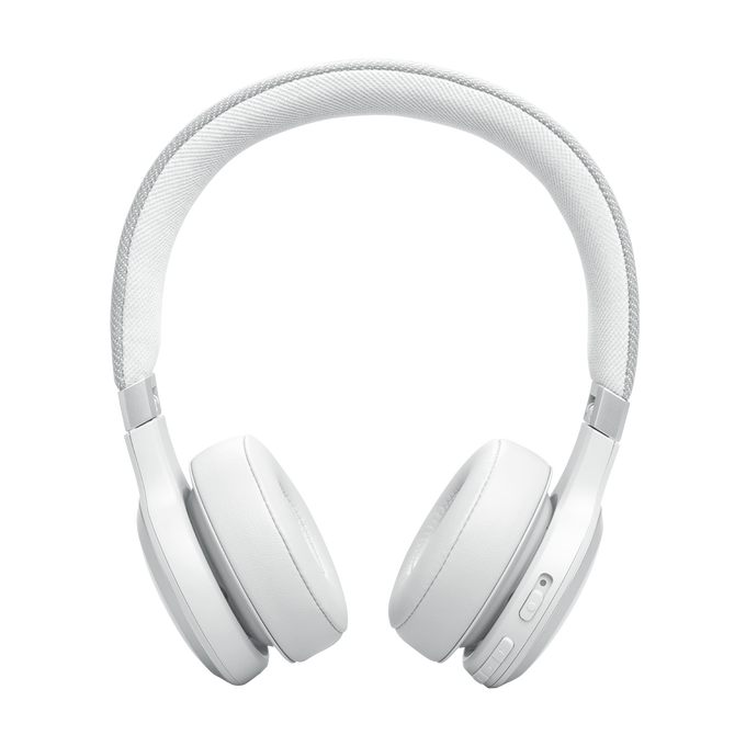 JBL | Live 670NC Wireless On-Ear True Adaptive Headphones - White | JBLLIVE670NCWHTAM PROMO ENDS NED