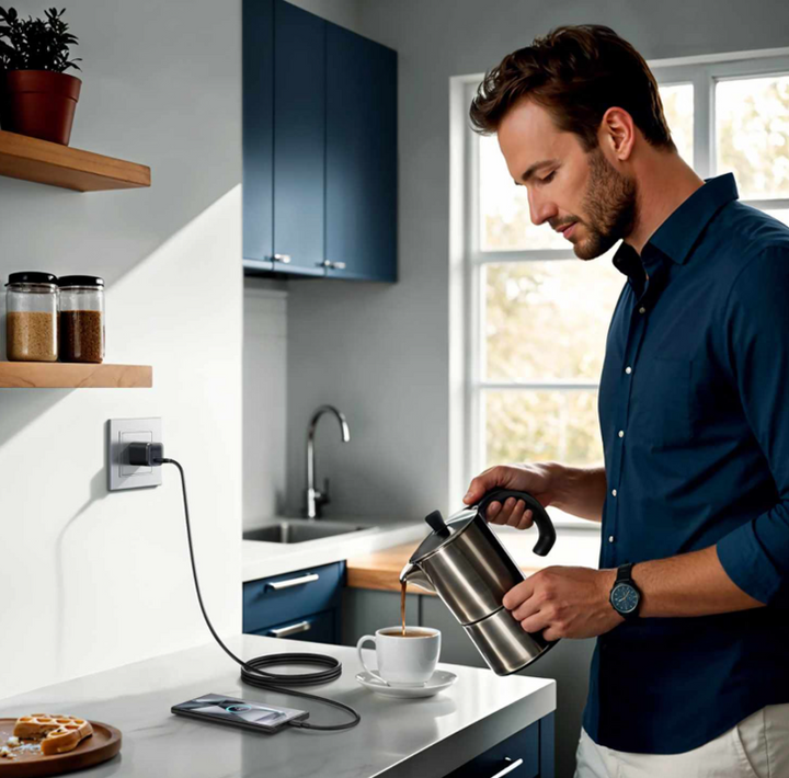 Anker | Nano Charger with USB-C to USB-C 6FT Cable 45W - Black | B2692J115