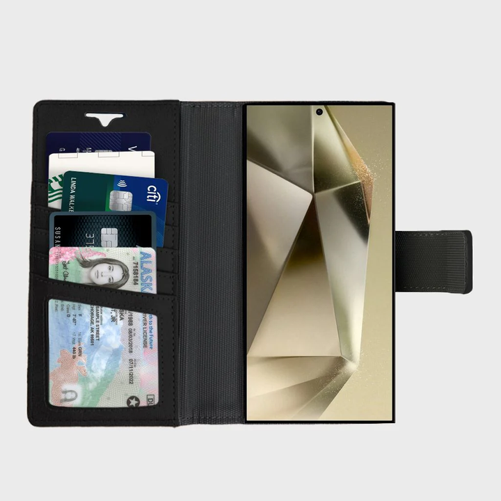 Caseco | Wallet Case with MagSafe for Samsung S26 Ultra - Black | C31F4-01
