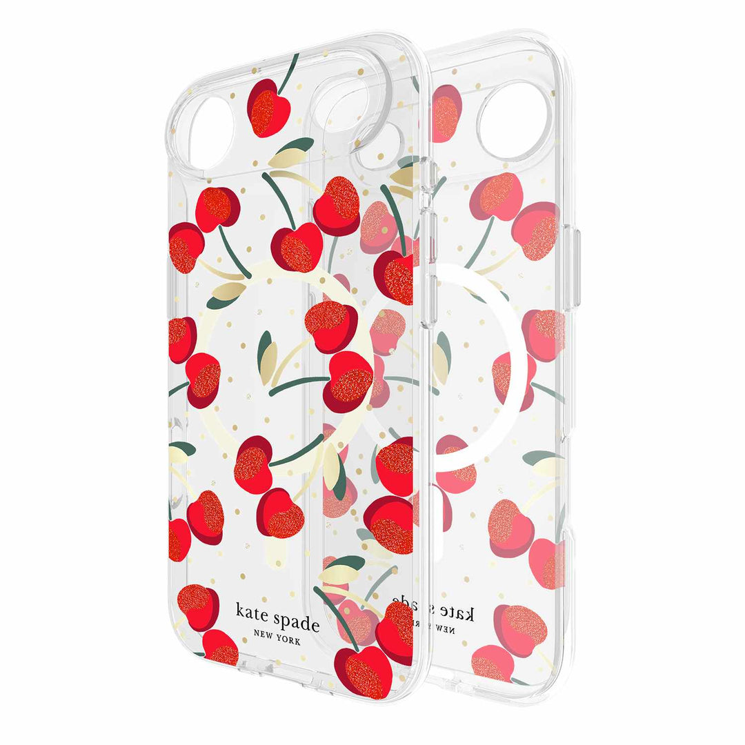 Kate Spade | Protective MagSafe Case iPhone 17 Air - Cherry Dot | KS057480